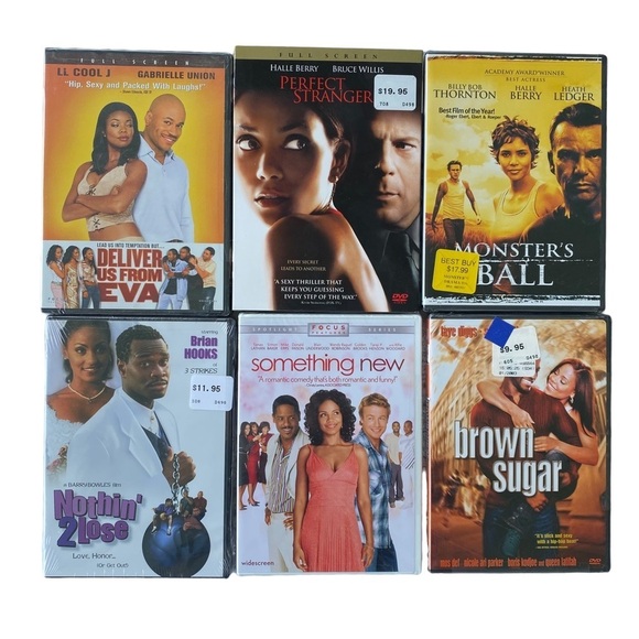 DVD‎ NEW Comedy Drama Lot of 6 Monster's Ball Brown Sugar Halle Berry Sealed NWT - Picture 1 of 14